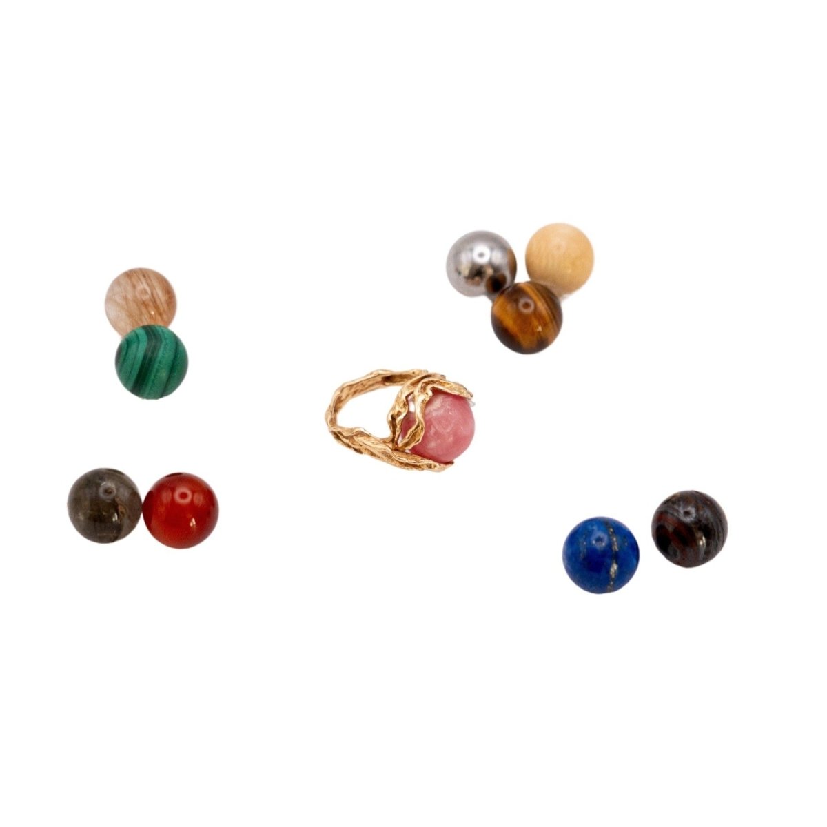 Bague GILBERT ALBERT interchangeable en or jaune - Castafiore