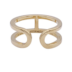 Bague HERMÈS "Ever Chaîne d'Ancre", or jaune. - Castafiore