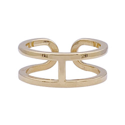 Bague HERMÈS "Ever Chaîne d'Ancre", or jaune. - Castafiore