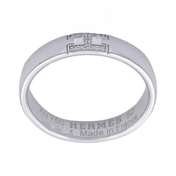 Bague Hermès, "Ever Héraklès", or blanc, diamants - Castafiore