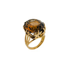 Bague "JELAIM" en or jaune et quartz - Castafiore