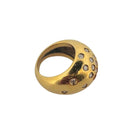 Bague Jonc Boule en or jaune et diamants - Castafiore