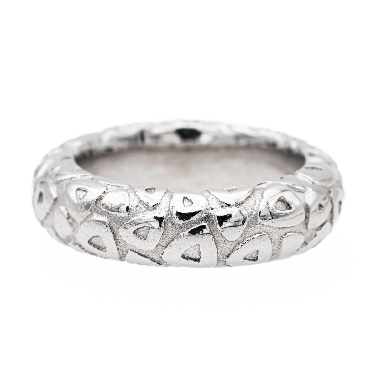 Bague Jonc CHAUMET en or blanc - Castafiore