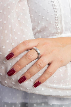 Bague Jonc CHAUMET en or blanc - Castafiore