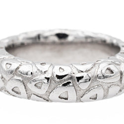 Bague Jonc CHAUMET en or blanc - Castafiore