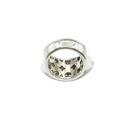 Bague Jonc en or gris et diamants - Castafiore