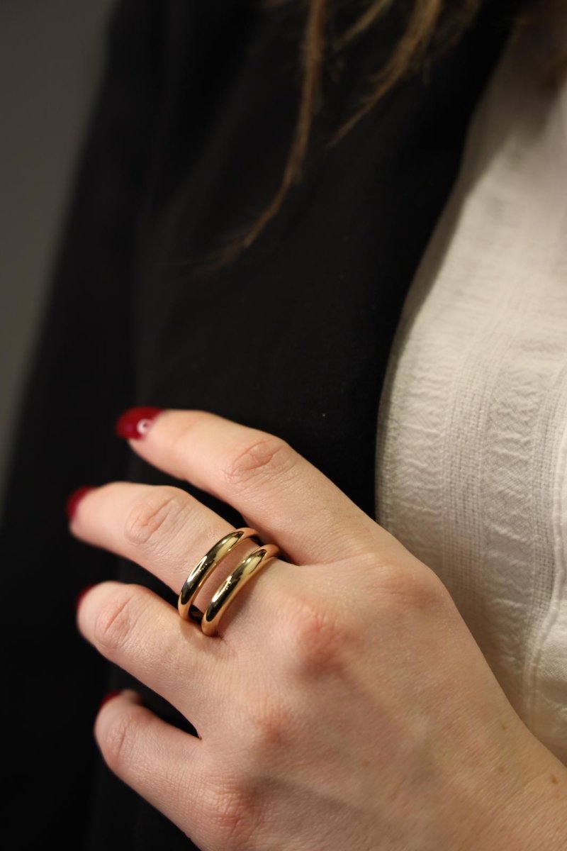 Bague Jonc en or jaune - Castafiore