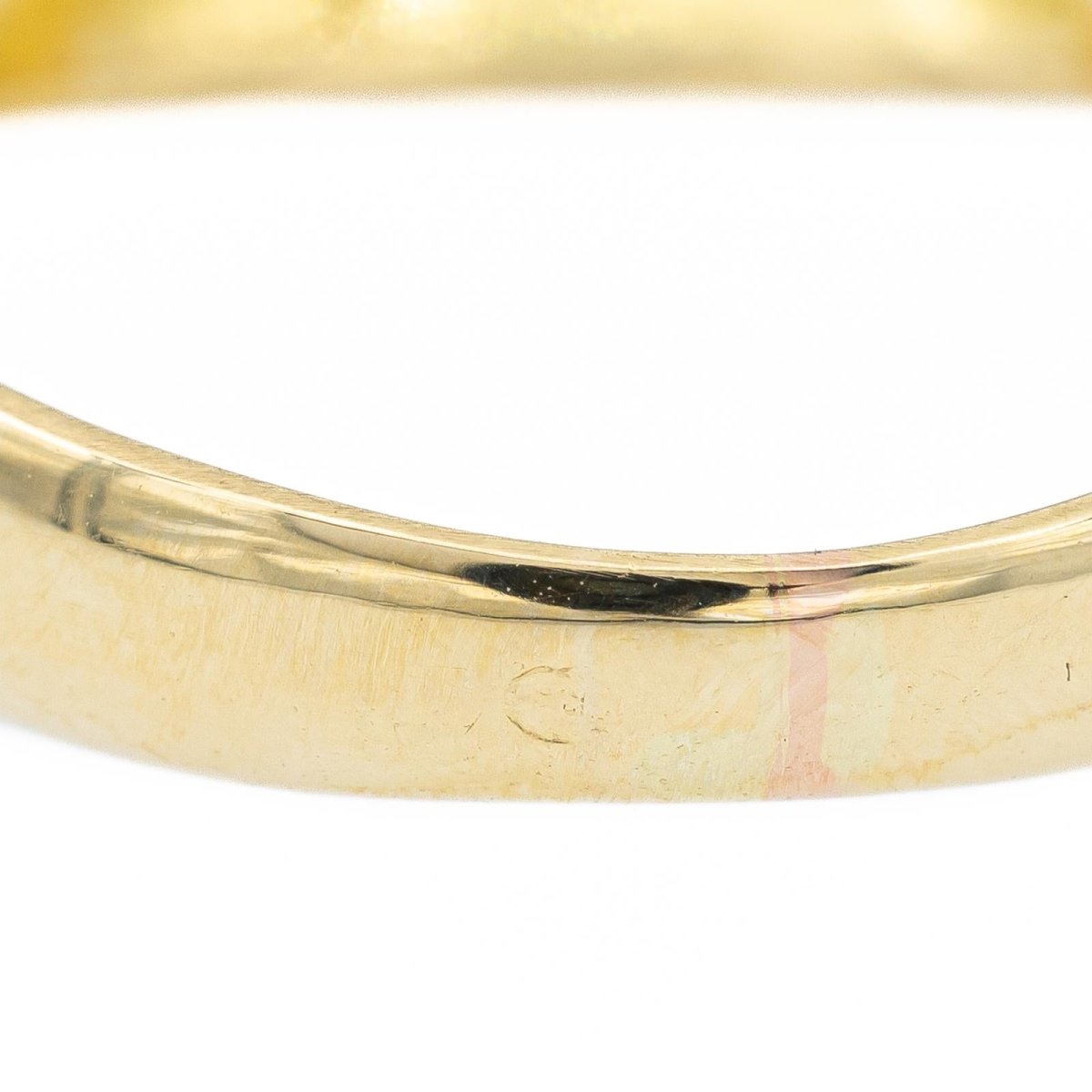 Bague Jonc en or jaune et diamant - Castafiore