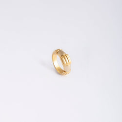 Bague Jonc HERMÈS en or jaune - Castafiore