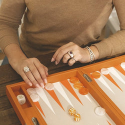 Bague Jonc MAUBOUSSIN "Aloha", en or blanc et améthyste - Castafiore