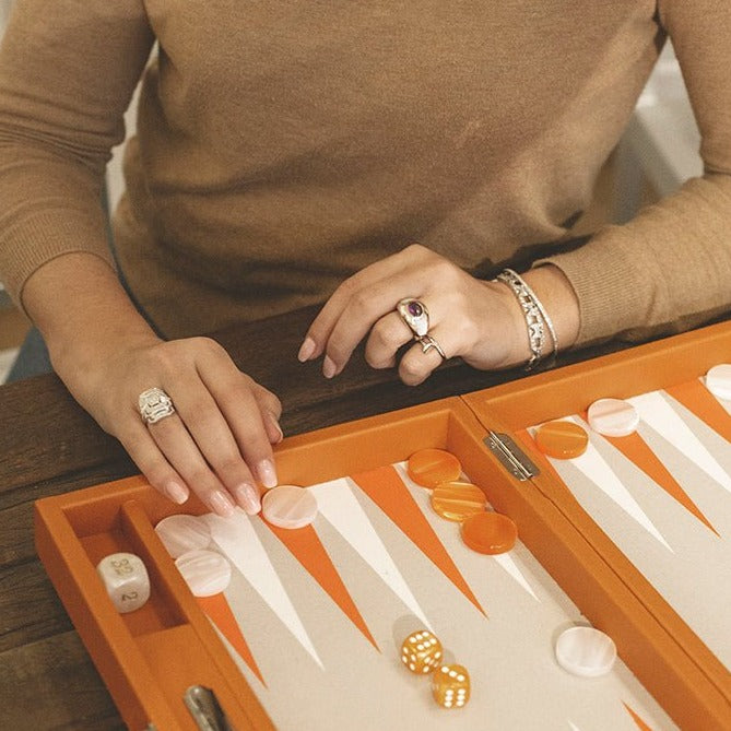 Bague Jonc MAUBOUSSIN "Aloha", en or blanc et améthyste - Castafiore