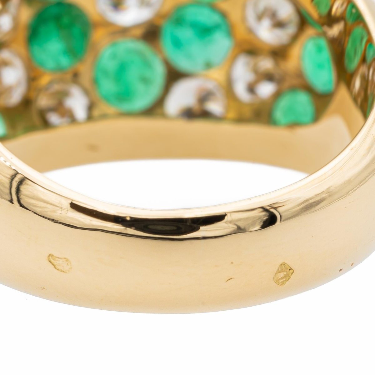 Bague Jonc Or jaune Diamant - Castafiore