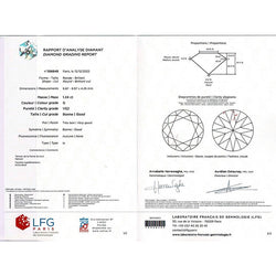 Bague jonc or jaune, diamant - Castafiore