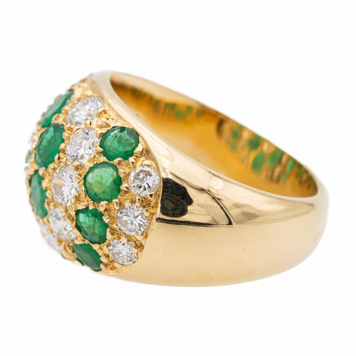 Bague Jonc Or jaune Diamant - Castafiore