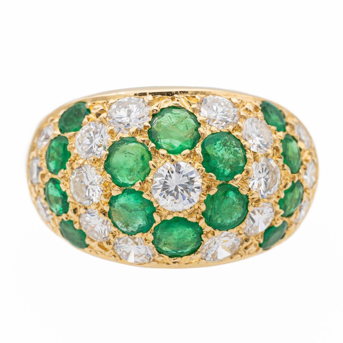 Bague Jonc Or jaune Diamant - Castafiore