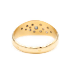 Bague Jonc Or jaune Diamant - Castafiore