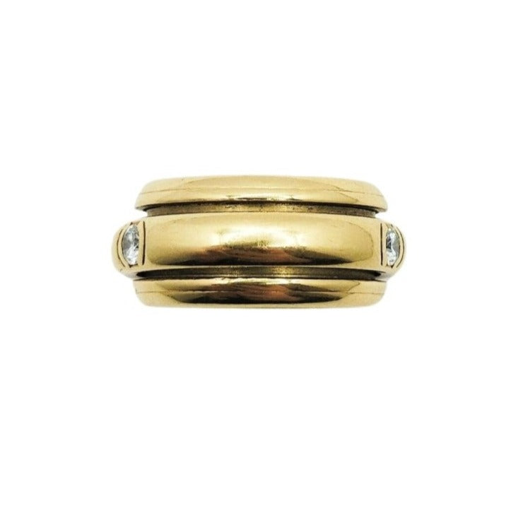 Bague Jonc PIAGET "Possession" en or jaune et diamants - Castafiore