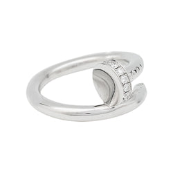 Bague "Juste un Clou" CARTIER en or blanc et diamants - Castafiore