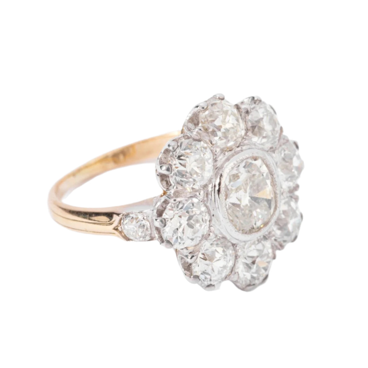 Bague marguerite en diamant - Castafiore