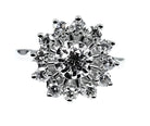 Bague marguerite en or 18 carats et diamants - Castafiore