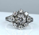 Bague marguerite en or 18 carats et diamants - Castafiore