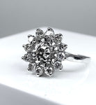 Bague marguerite en or 18 carats et diamants - Castafiore