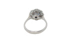 Bague Marguerite en or blanc, saphir et diamants - Castafiore