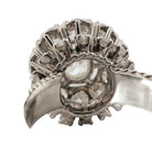 Bague Marguerite en platine et diamants - Castafiore