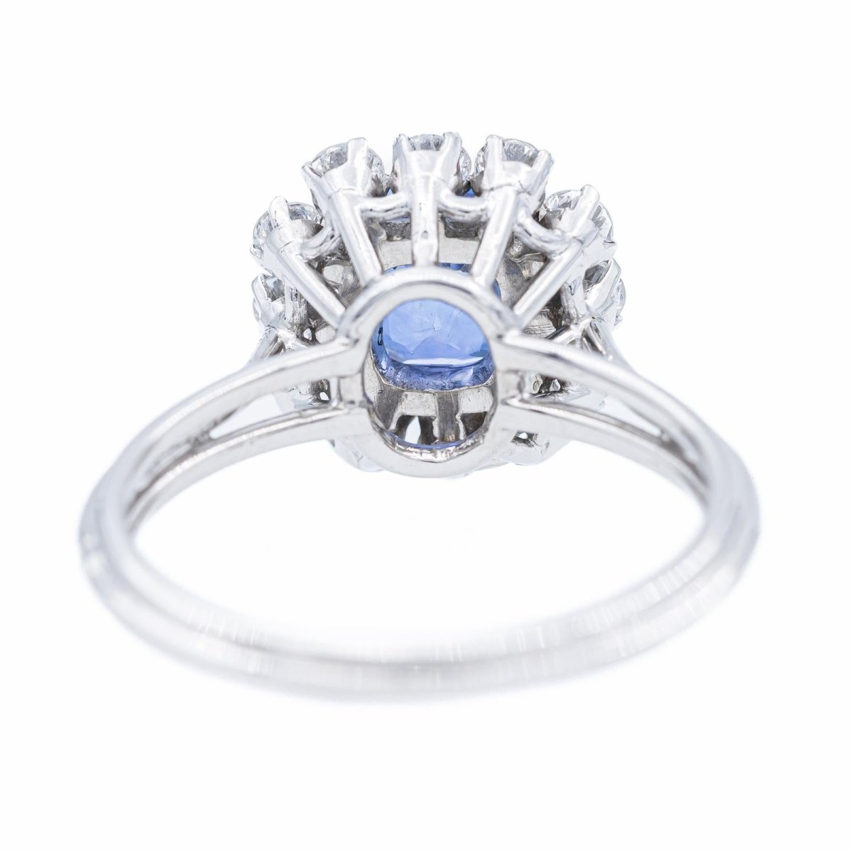 Bague Marguerite Or blanc Saphir - Castafiore