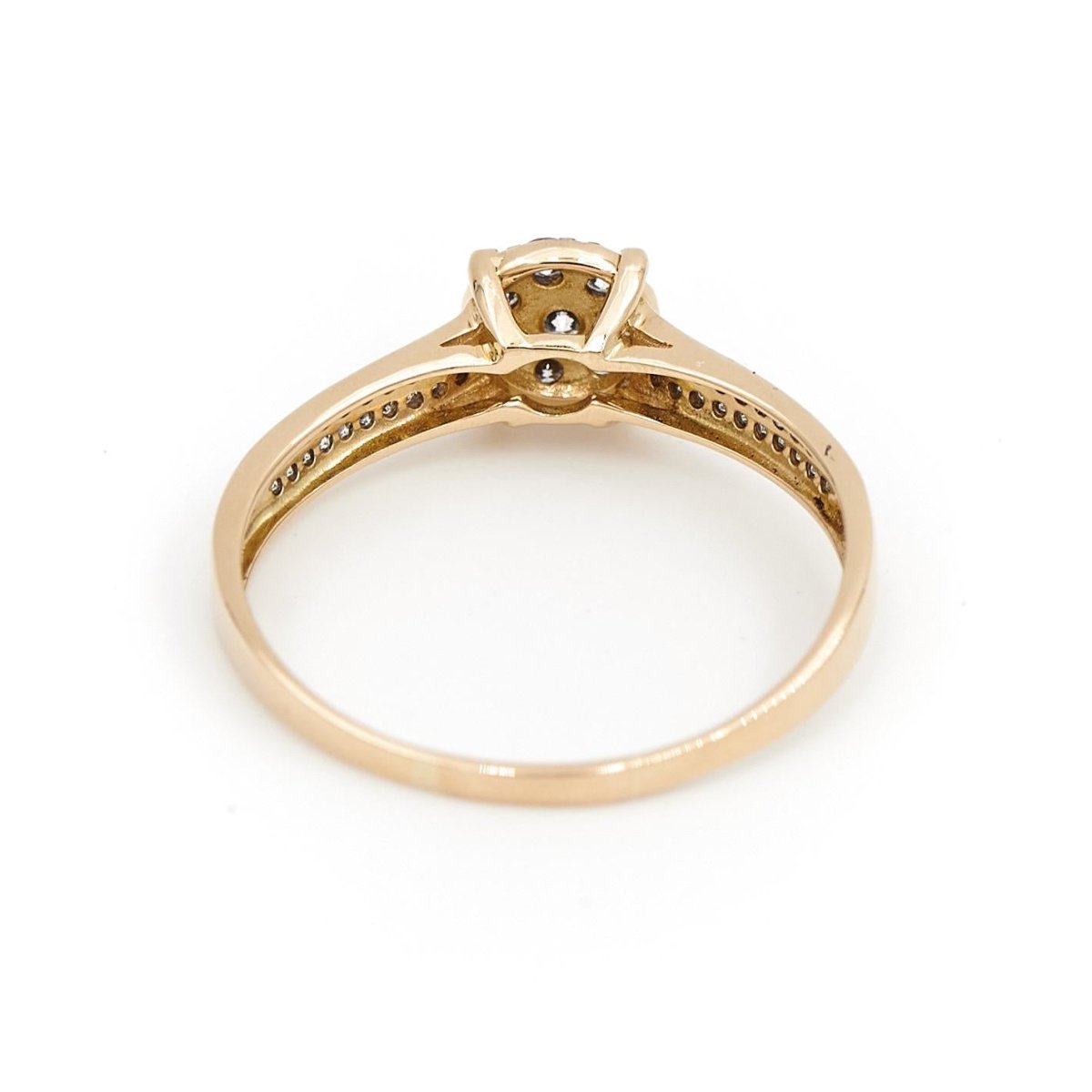 Bague Marguerite Or jaune Diamant - Castafiore