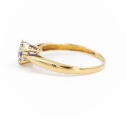 Bague Marguerite Or jaune Diamant - Castafiore