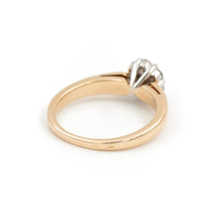 Bague Marguerite Or jaune Diamant - Castafiore