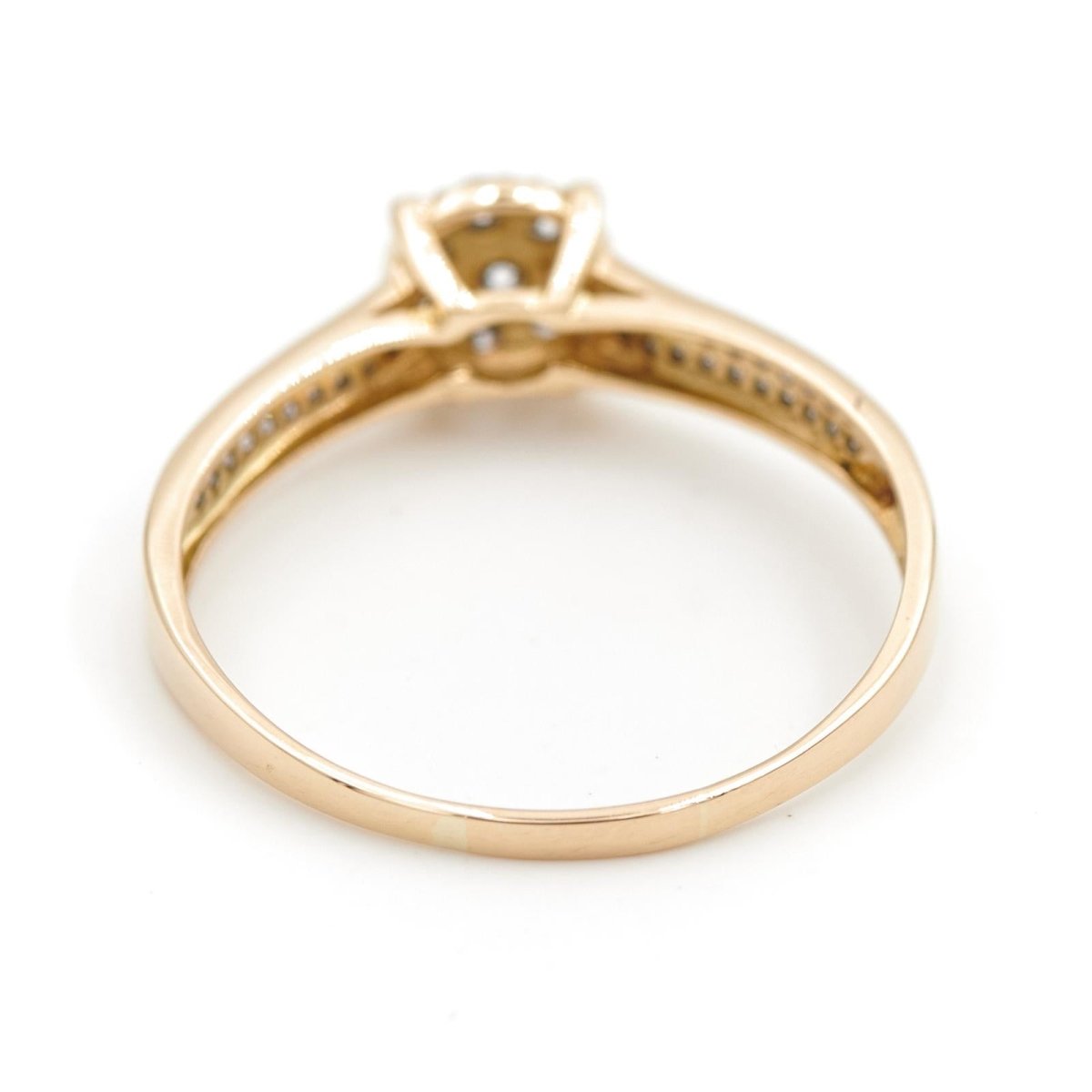 Bague Marguerite Or jaune Diamant - Castafiore