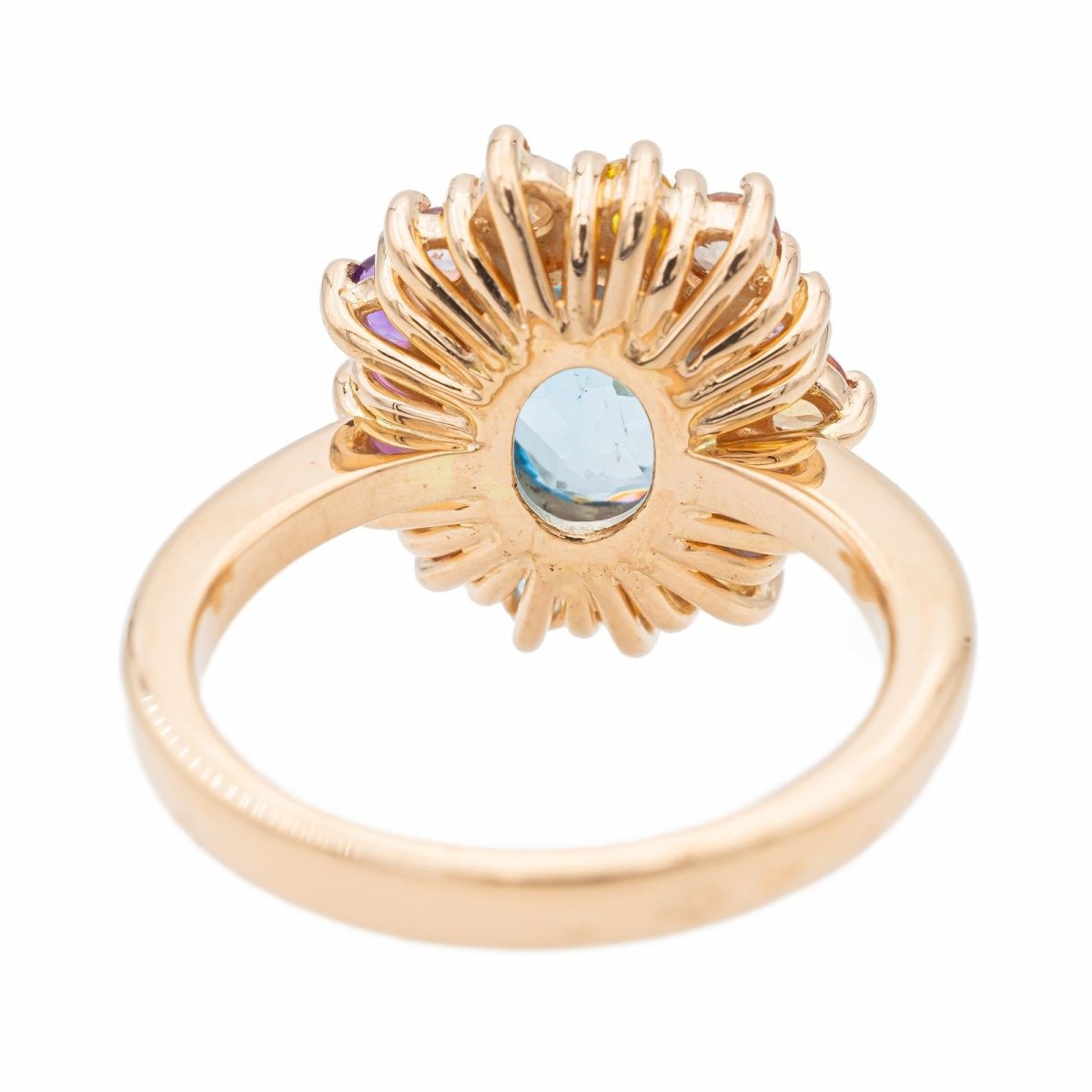 Bague Marguerite Or rose Topaze - Castafiore