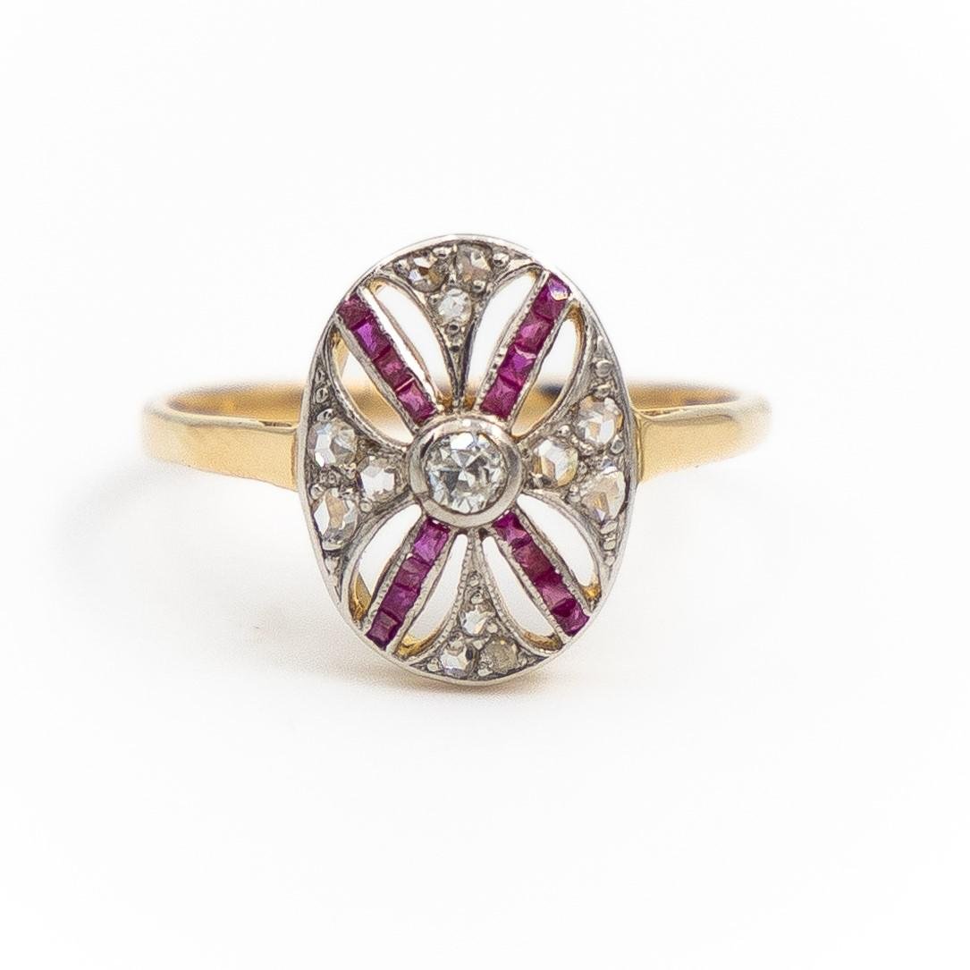 Bague Marquise Or blanc Diamant - Castafiore