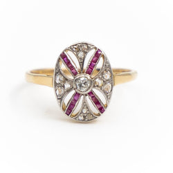 Bague Marquise Or blanc Diamant - Castafiore