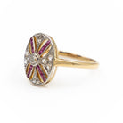 Bague Marquise Or blanc Diamant - Castafiore