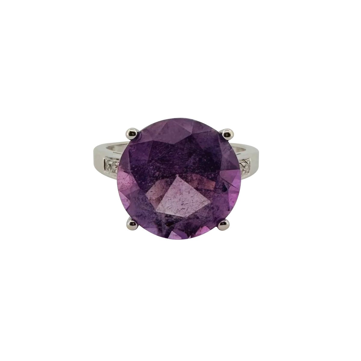Bague MAUBOUSSIN en or blanc et améthyste - Castafiore