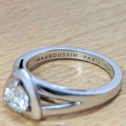Bague Mauboussin en or blanc et diamant - Castafiore