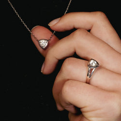 Bague Mauboussin en or blanc et diamant - Castafiore