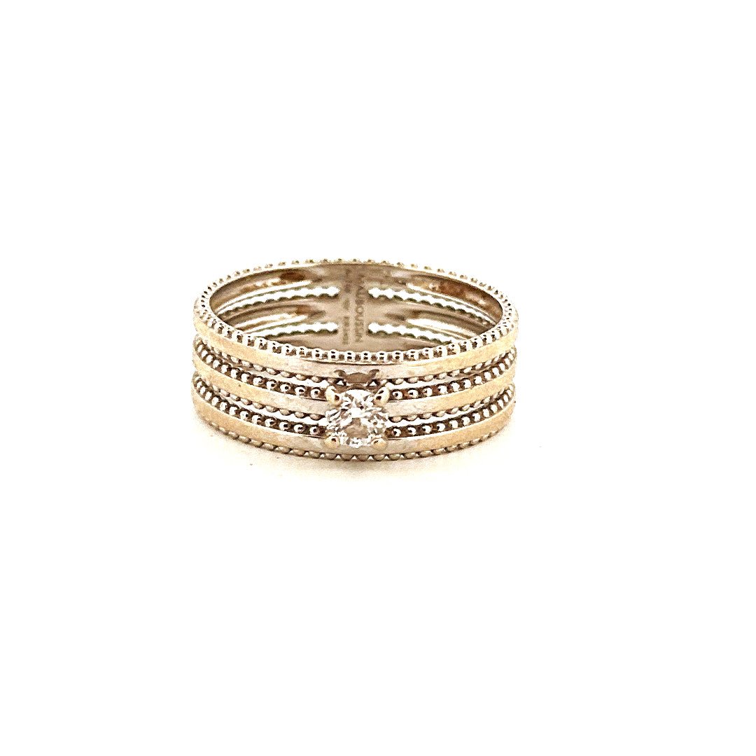 Bague MAUBOUSSIN en or blanc et diamant - Castafiore