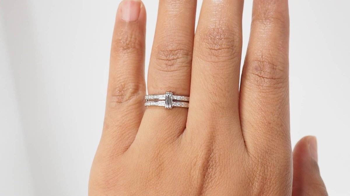 Bague Mauboussin en or blanc et diamants – Castafiore