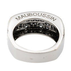 Bague MAUBOUSSIN en or blanc et diamants - Castafiore