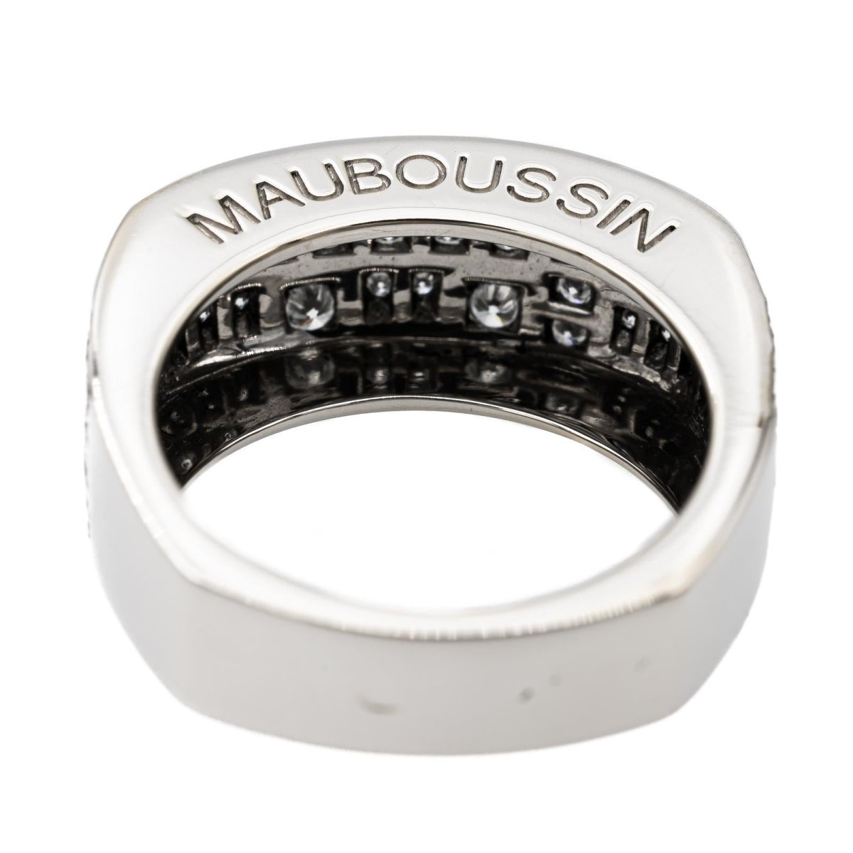 Bague MAUBOUSSIN en or blanc et diamants - Castafiore