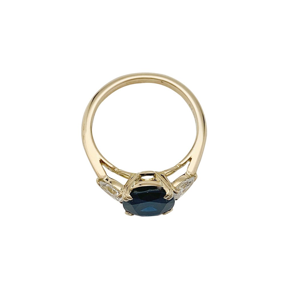 Bague MAUBOUSSIN saphir 3.44 cts et diamants - Castafiore