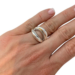 Bague MAUBOUSSIN, "Twins", or blanc - Castafiore