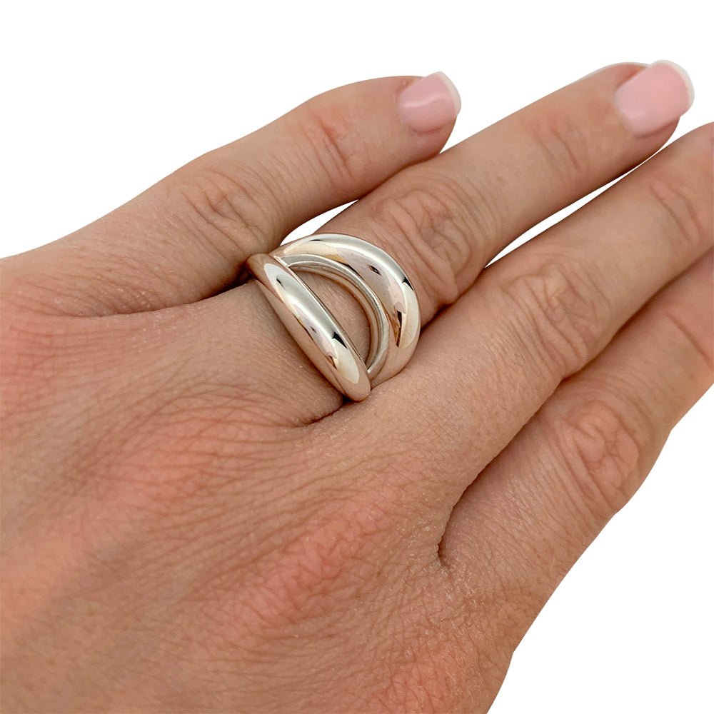 Bague MAUBOUSSIN, "Twins", or blanc - Castafiore