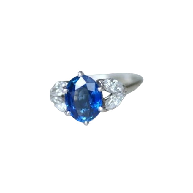 Bague Mellerio dits Meller, saphir et diamants - Castafiore
