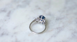 Bague Mellerio dits Meller, saphir et diamants - Castafiore