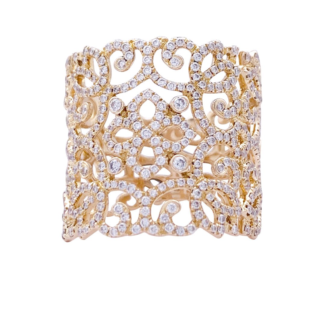 Bague MESSIKA "Eden", en or rose et diamants - Castafiore